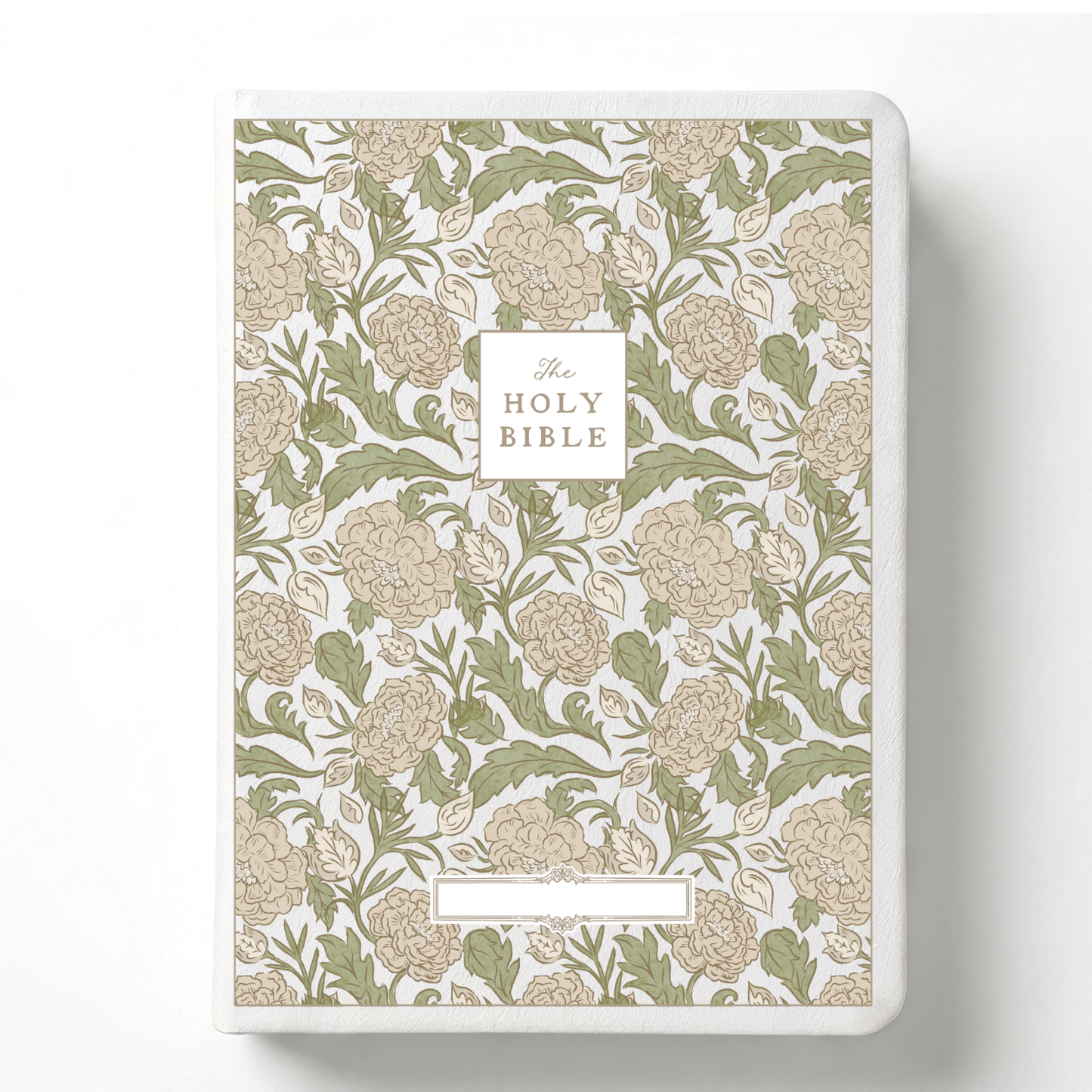 Peony Meadow Custom Notetaking Bible with Name Plate