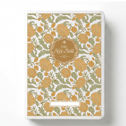 Peony Meadow Custom Notetaking Bible with Name Plate