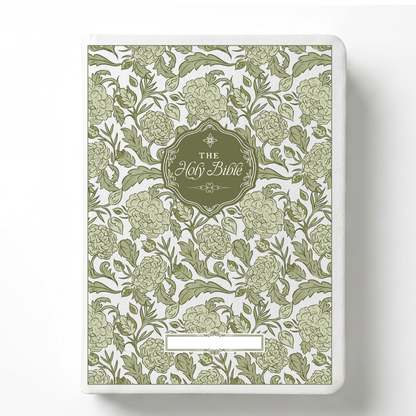 Peony Meadow Custom Notetaking Bible with Name Plate