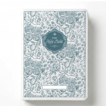Garden Tapestry Custom Notetaking Bible with Name Plate
