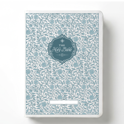 Selah Floral Notetaking Bible with Name Plate