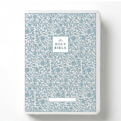 Selah Floral Notetaking Bible with Name Plate
