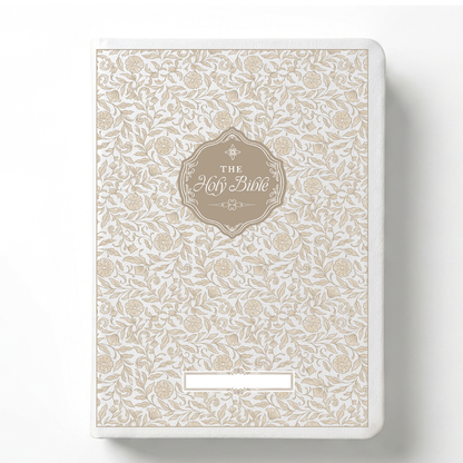 Selah Floral Notetaking Bible with Name Plate