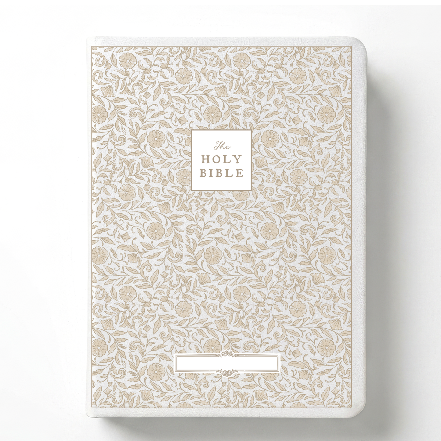 Selah Floral Notetaking Bible with Name Plate