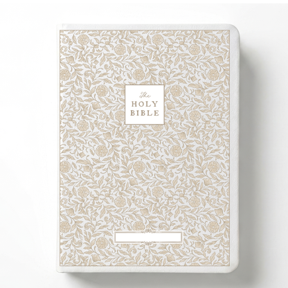 Selah Floral Notetaking Bible with Name Plate
