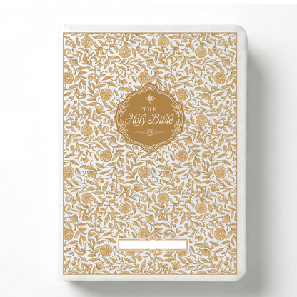 Selah Floral Notetaking Bible with Name Plate