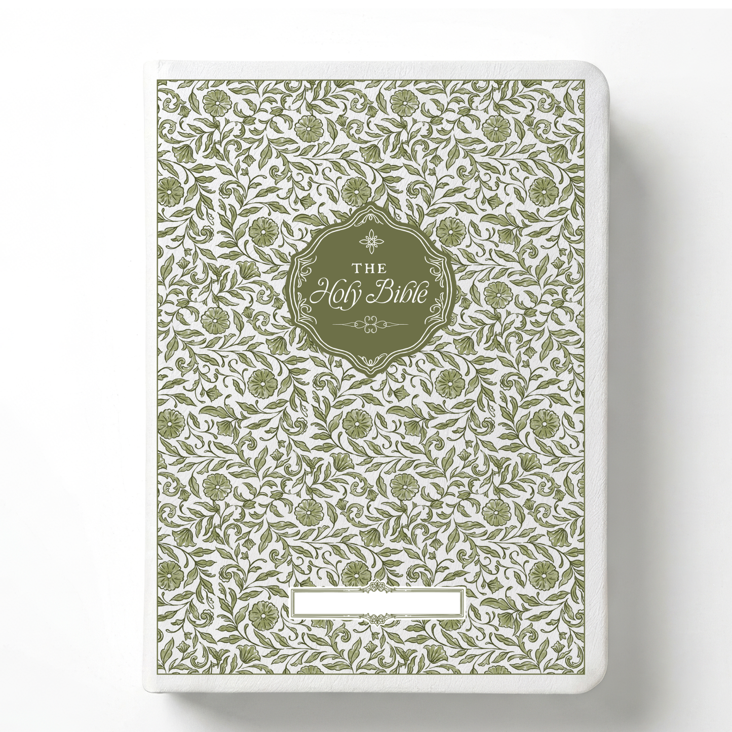 Selah Floral Notetaking Bible with Name Plate