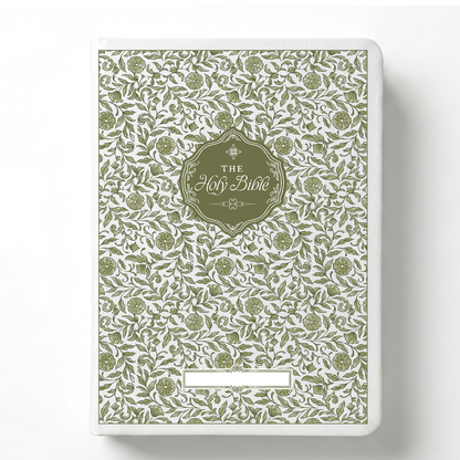 Selah Floral Notetaking Bible with Name Plate