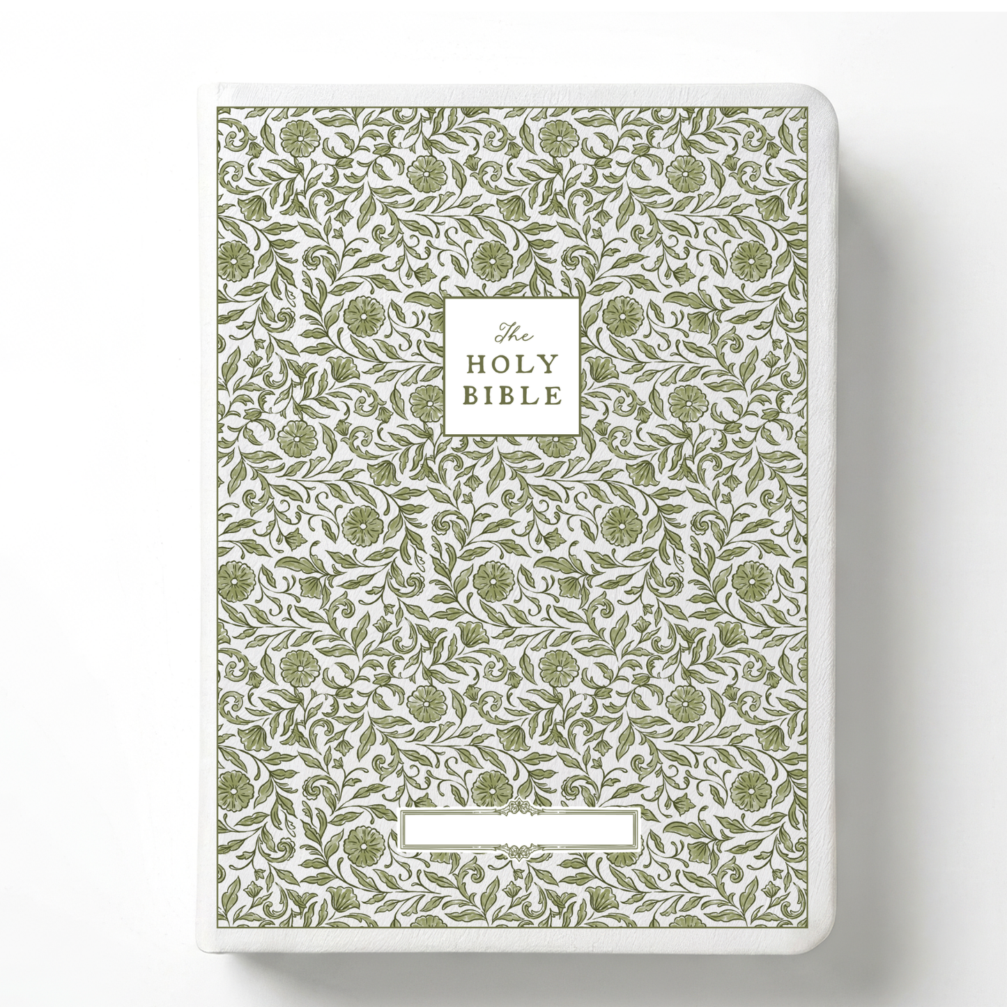 Selah Floral Notetaking Bible with Name Plate