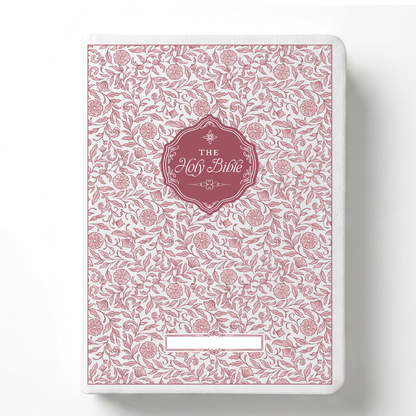 Selah Floral Notetaking Bible with Name Plate