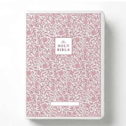 Selah Floral Notetaking Bible with Name Plate