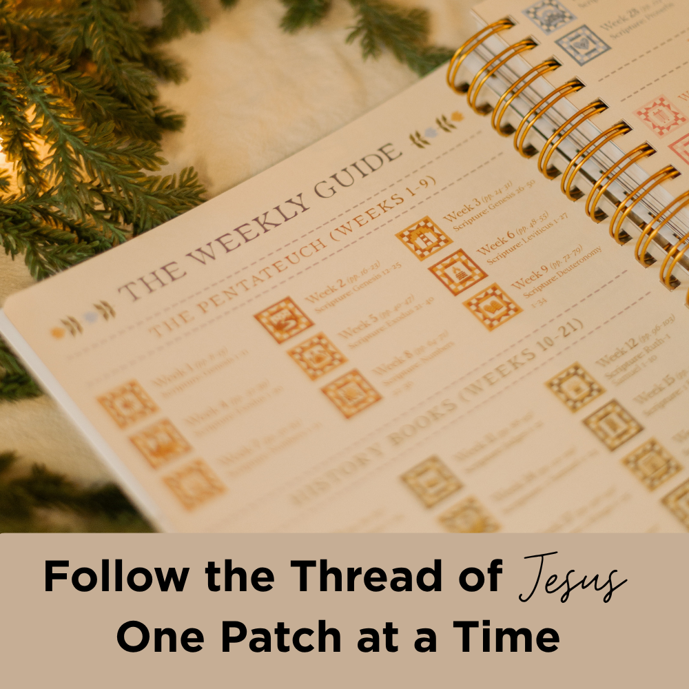 The Jesus Thread: 52 Week Bible in a Year Study Journal for Women and Men