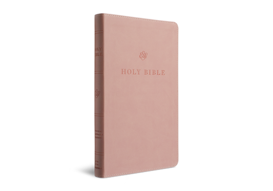 ESV Premium Church Bible, TruTone®, Blush Rose