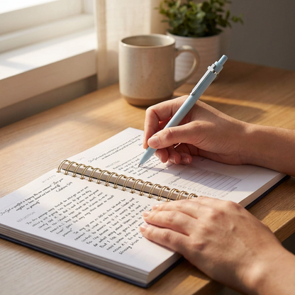 Customizable Retractable Cross Clip Pens, Black Ink, Fine Point 0.5mm, Black Barrel