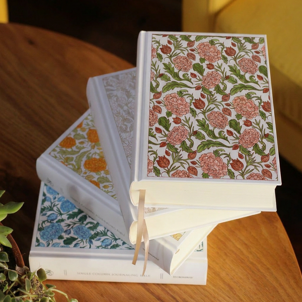 ESV Custom Single Column Journaling Bible®, Floral Hardcover