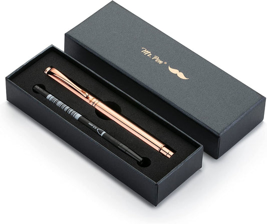 Luxury Pen, Rose Gold Barrel, Black Ink, Fancy Pen, Fancy Pens for Women, Nice Pens for Men, Pen Gift, Writing Pens, Metal Pen, Fancy Pens for Men, Executive Pen, Expensive Pens