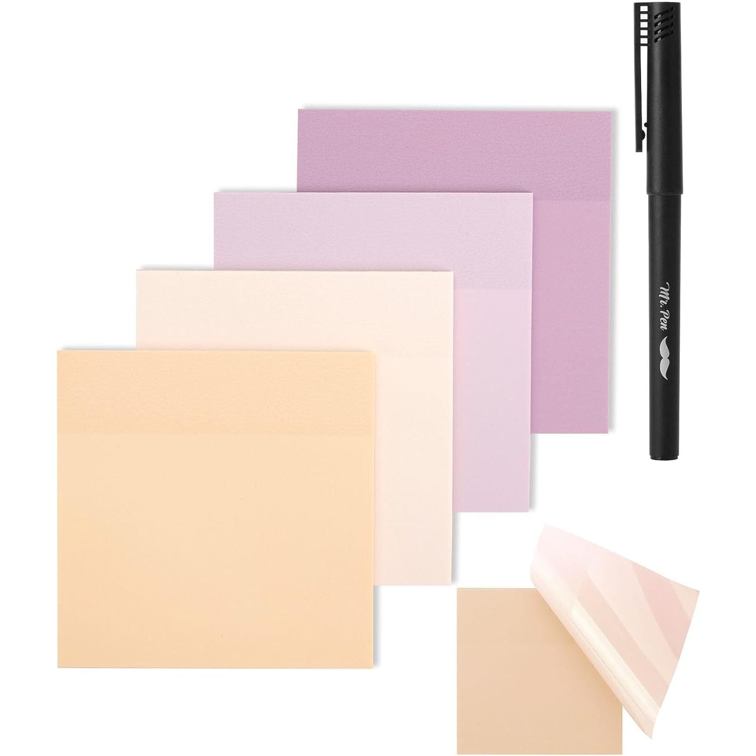 Mr. Pen Sticky Notes Collection: All Styles & Sizes