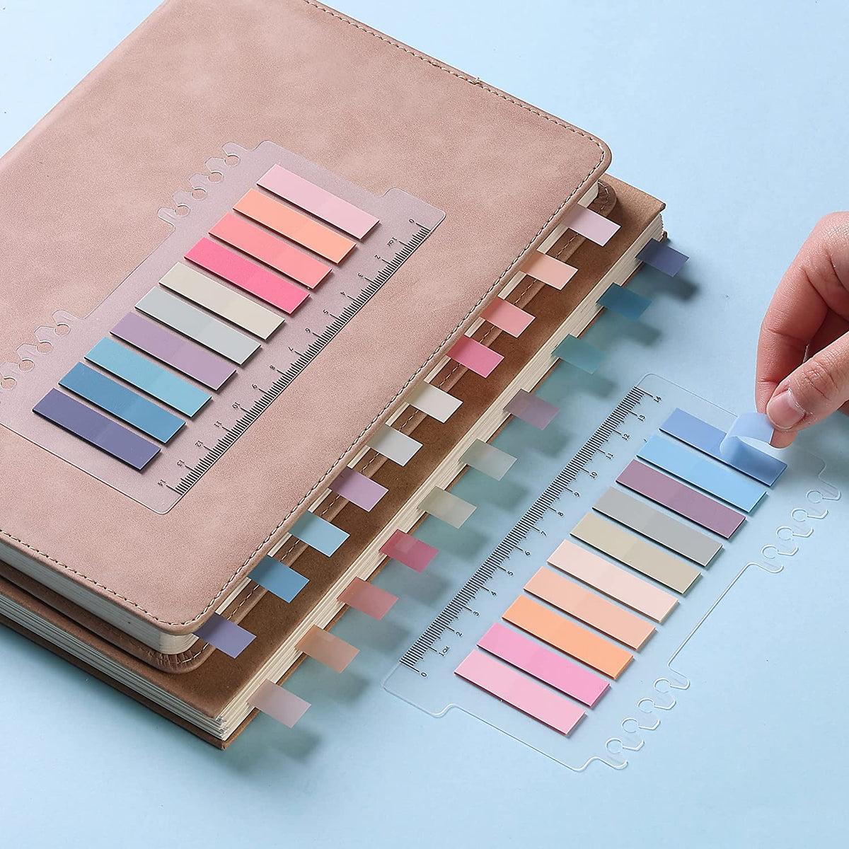 moinkerin 2400 Pièces Marque Page Adhesif Sticky Notes 12 Sets Couleur Feuillets Autocollants Index Tabs PET Multicolore pour les Signets, l'étude, le Bureau moinkerin 2400 Pièces Marque Page Adhesif Sticky Notes 12 Sets Couleur Feuillets Autocollants Index Tabs PET Multicolore pour les Signets, l'étude, le Bureau