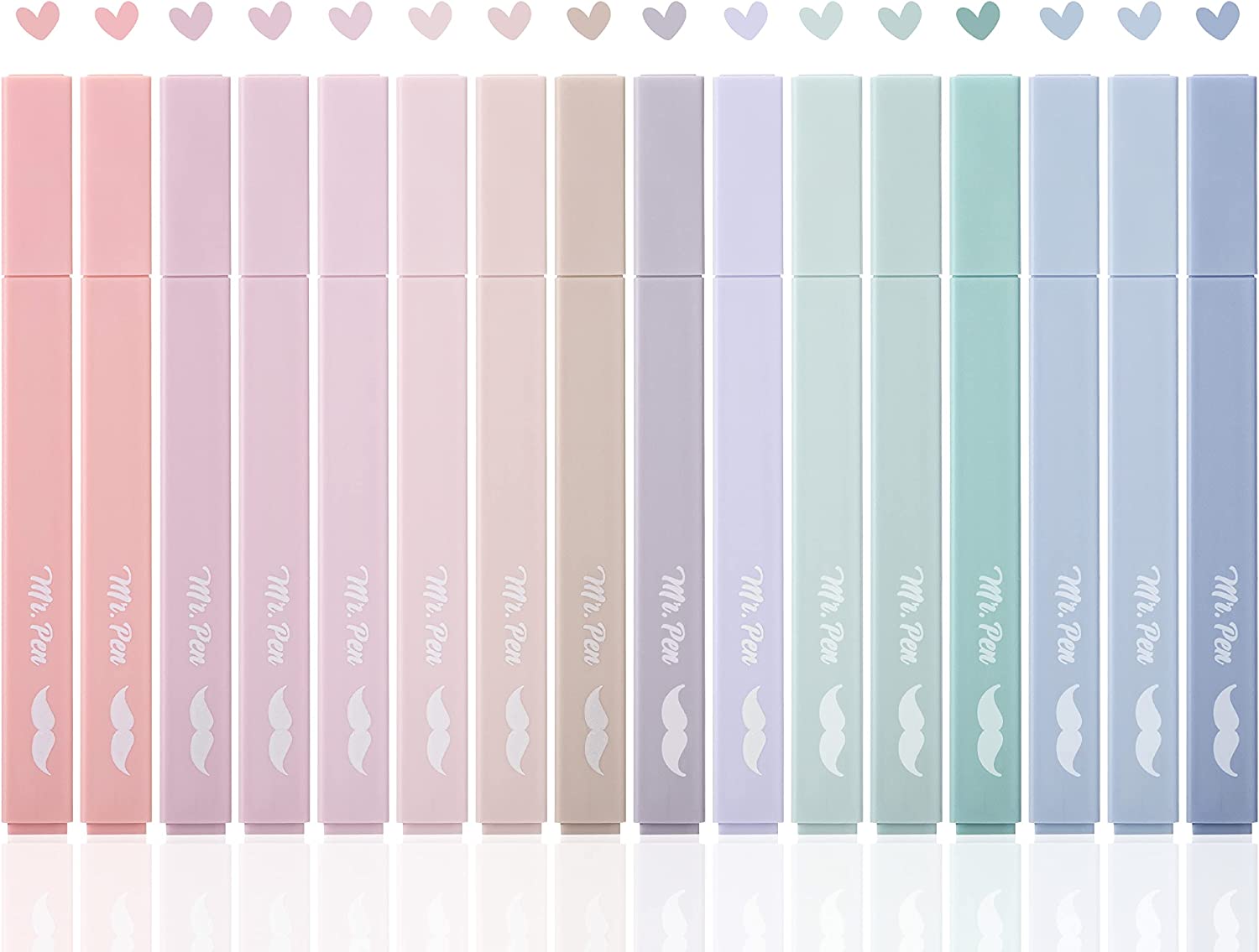 Mr. Pen Aesthetic Highlighters, 16 Pack