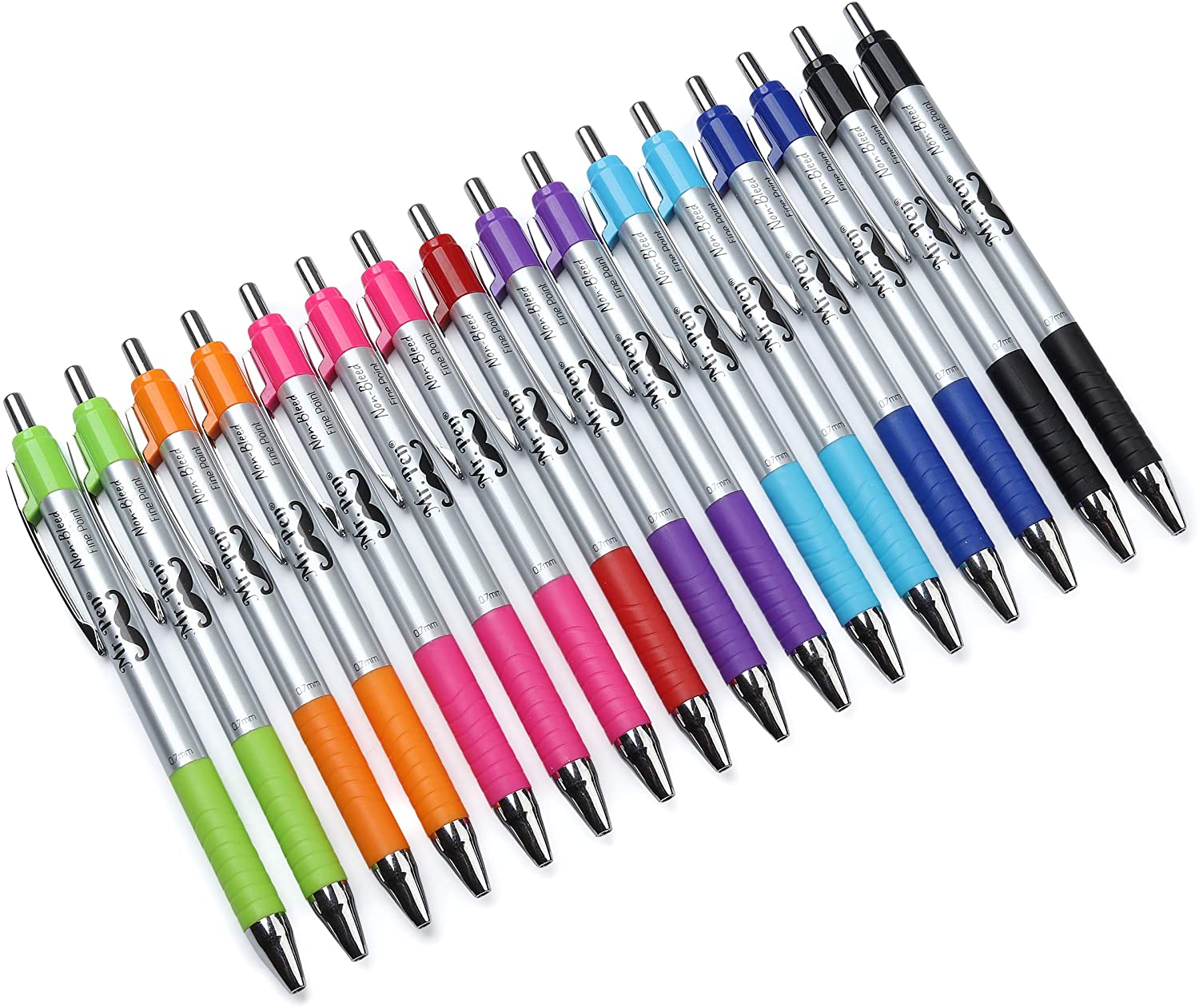 Mr. Pen- Fineliner Pastel Pens, 12 Pack, Pastel Colors, No Bleed Fine Point Pen, No Smudge Fine Tip Markers, Bible / Journal Pens, Drawing / Note