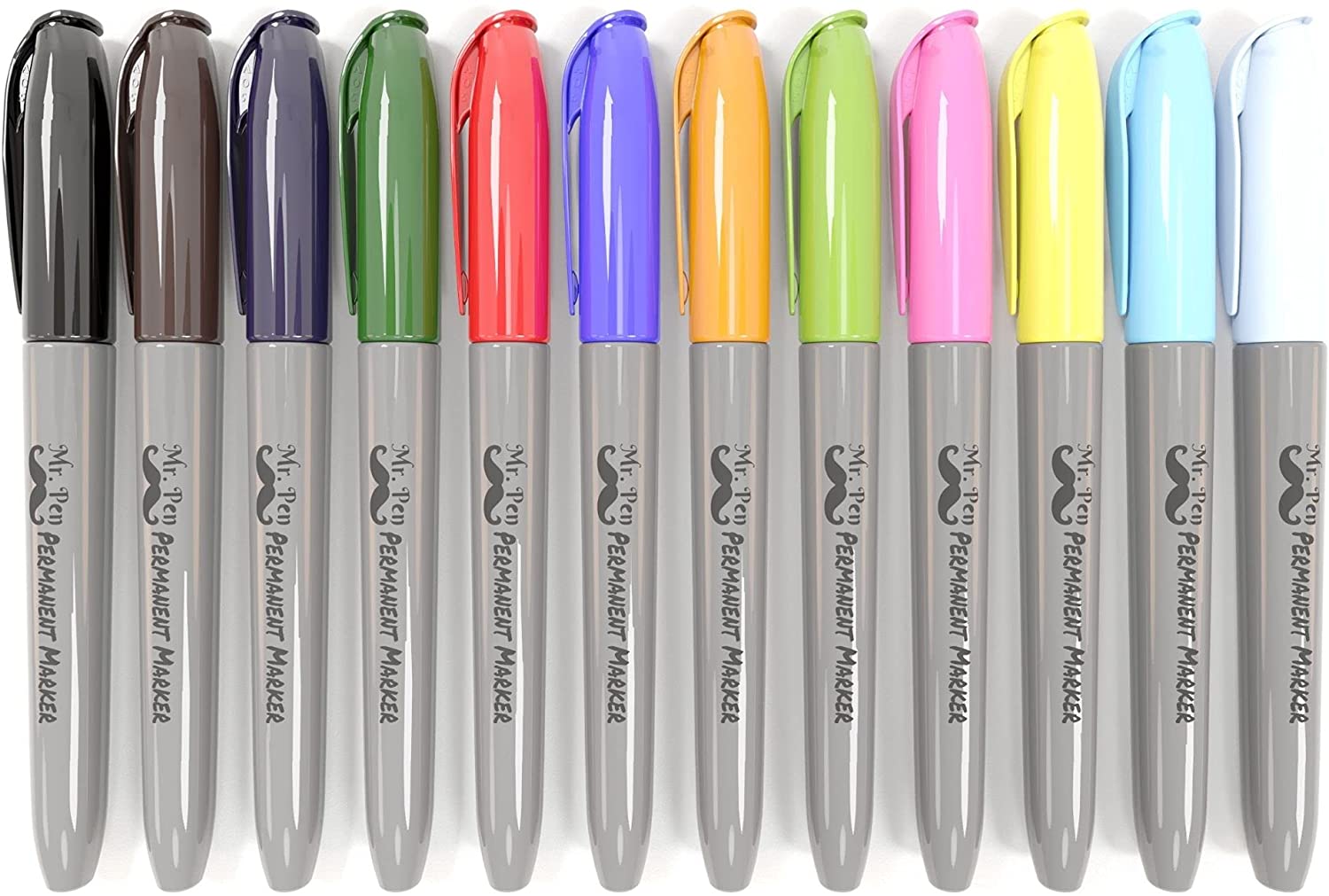 Mr. Pen- Jumbo Permanent Markers, 4 Pack, Assorted Color