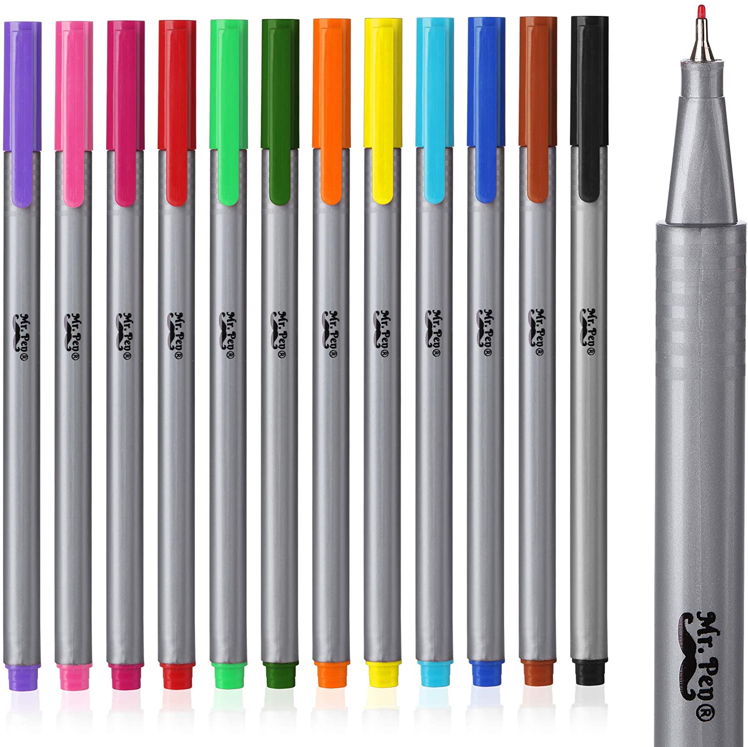 Mr. Pen- Fineliner Pens, 12 Pack, Pens Fine Point