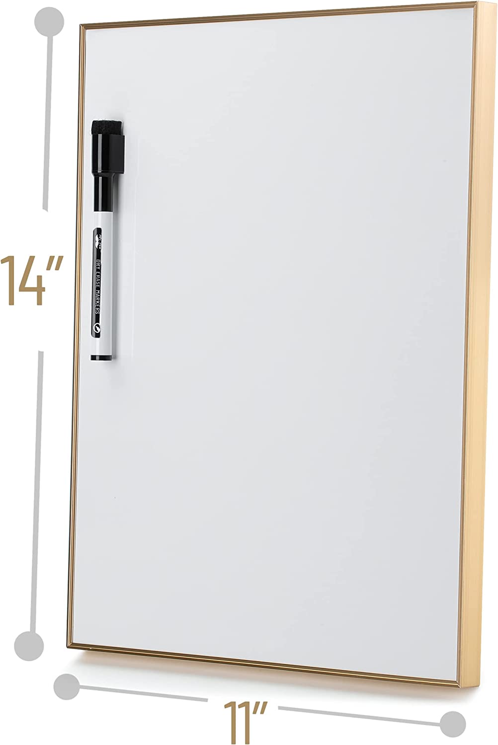 Dry Erase Board, 14” x 11” Aluminum Frame, White Board Small, White Board  Dry Erase - Mr. Pen Store