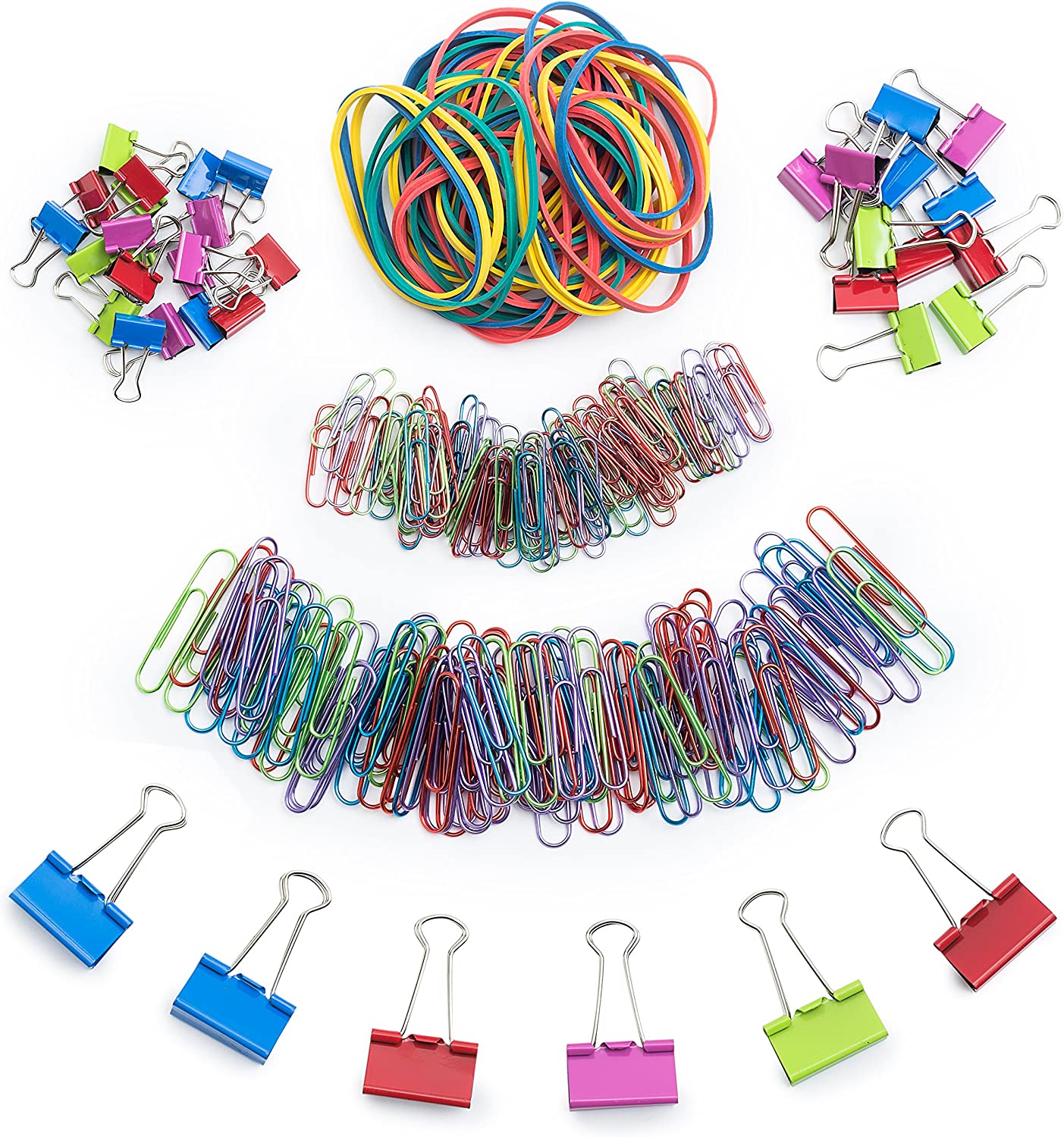 Mr. Pen- Assorted Colored Binder Clips, Paper Clips, Rubber Bands, Paper  Clips Jumbo, Paper Clips Small, Binder Clips Small, Binder Clips Medium, Binder  Clips Mini, Paper Clamps, Foldback Clips - Mr. Pen