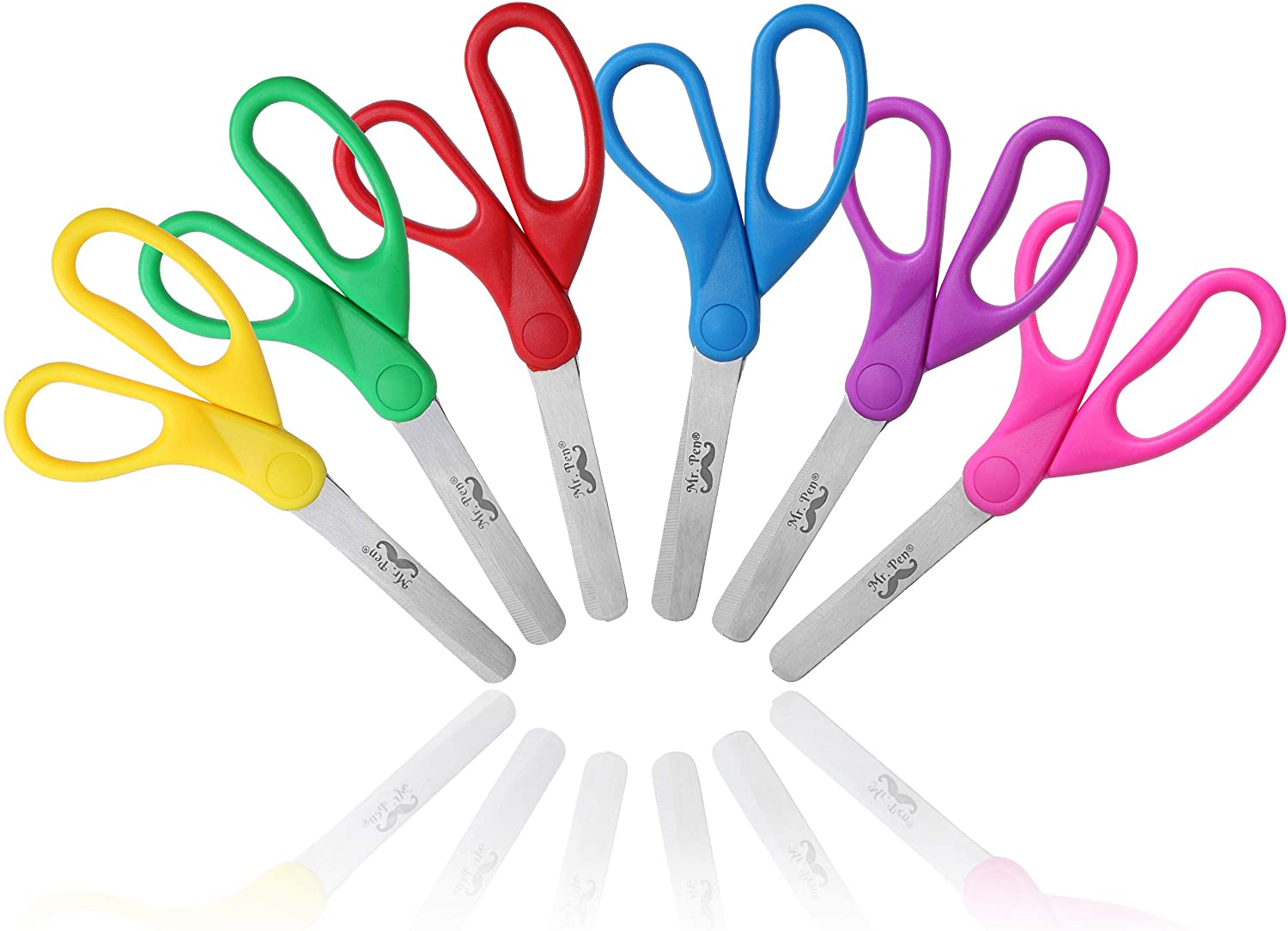 Mr. Pen Small 5 Inches Craft Scissors, Blunt tip, Pack of 6 - Mr. Pen Store