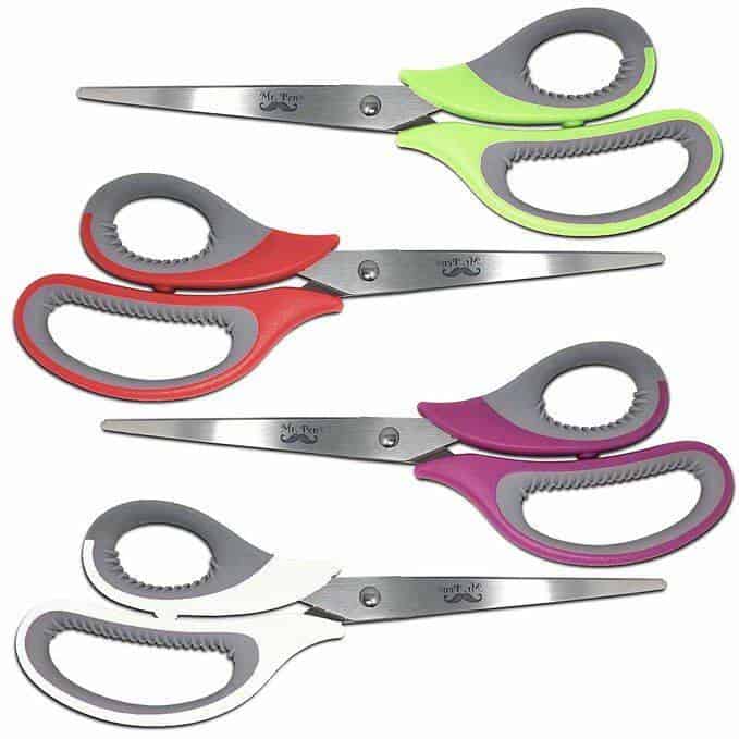 Mr. Pen- Scissors, 8 inch, Pack of 4, Scissor, Scissors for Office, Craft  Scissors, Scissors Bulk, Office Scissors, Sharp Scissors, Paper Scissors