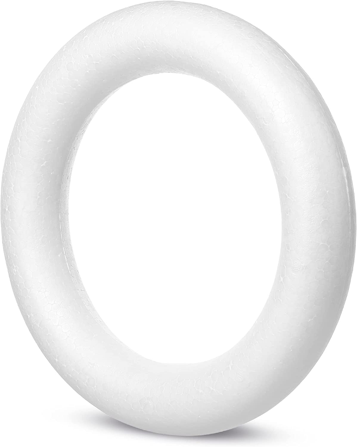 Foam Wreath Form, 12 Inch, Large Foam Ring, Foam Circle, Polystyrene Foam,  Round Foam for Crafts, Wreath Form for Crafts